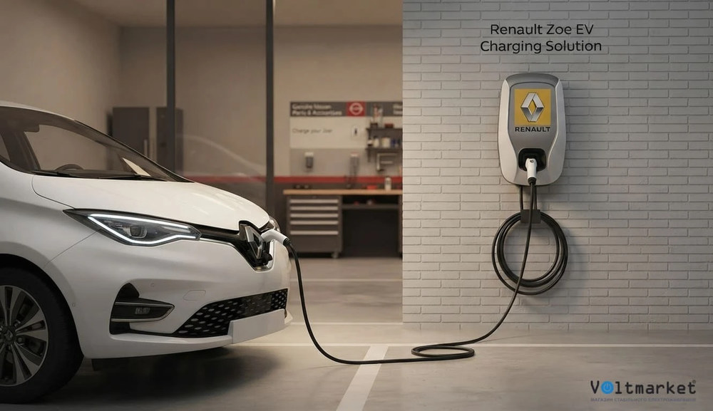 Зарядка Renault Zoe – быстрое восстановление работоспособности вашего авто
